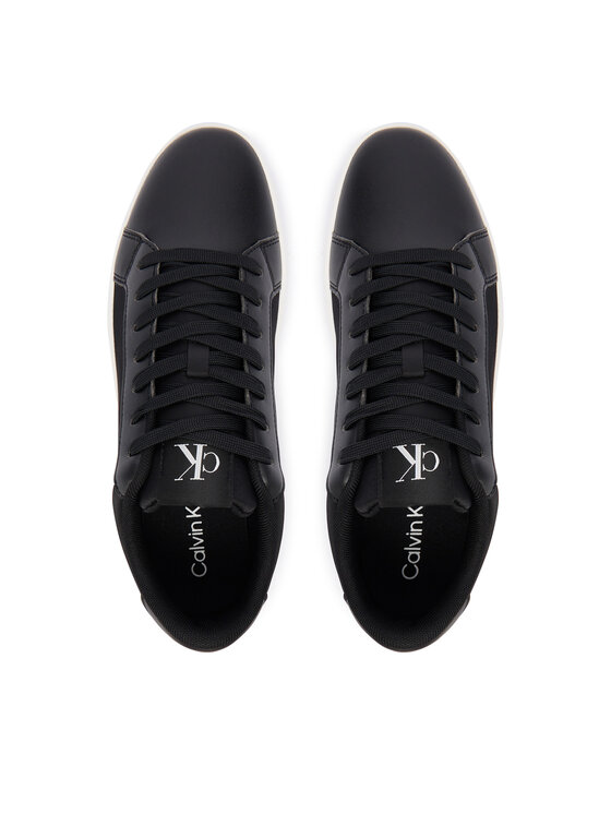 Calvin Klein Calvin Klein Sneakersy 3 Cupsole Laceup Pu Mg YW0YW01781 Czarny