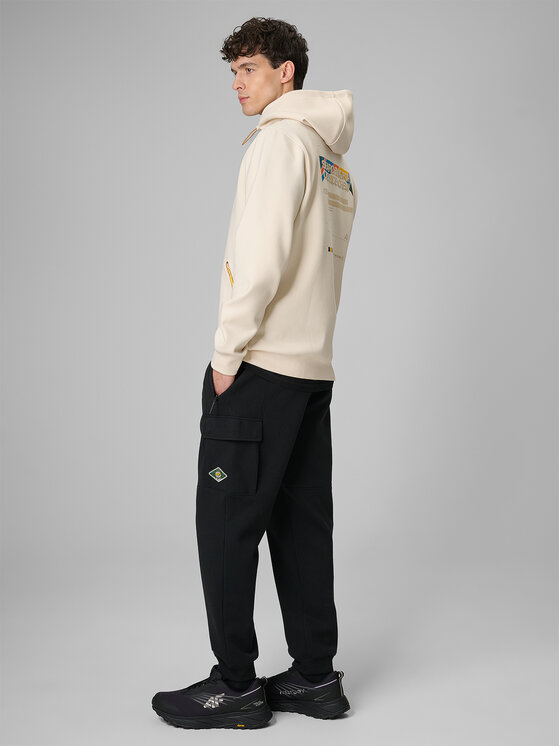 4F 4F Spodnie dresowe NATURE’S TRAIL Czarny Regular Fit