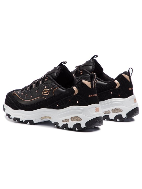 Skechers Skechers Sneakersy D'lites Glamour Feels 13087/BKRG Czarny