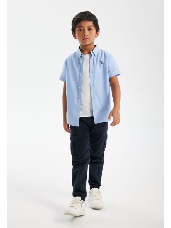 minoti minoti Spodnie cargo 13combat 1 Granatowy Regular Fit