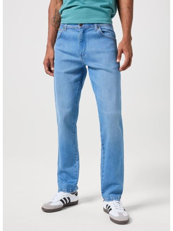 Wrangler Wrangler Jeansy TEXAS SLIM Niebieski Slim Fit