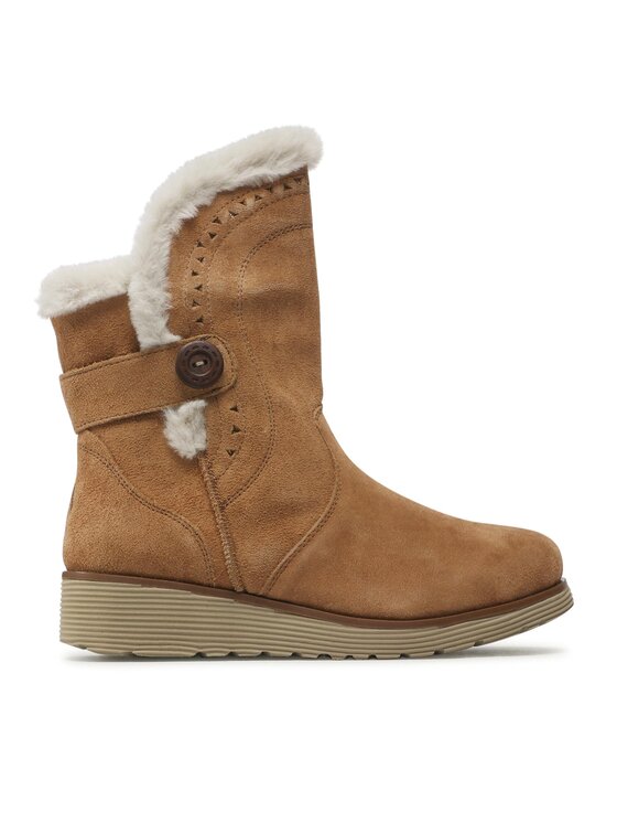 Skechers Skechers Botine Cozy Peak 49811/TAN Maro