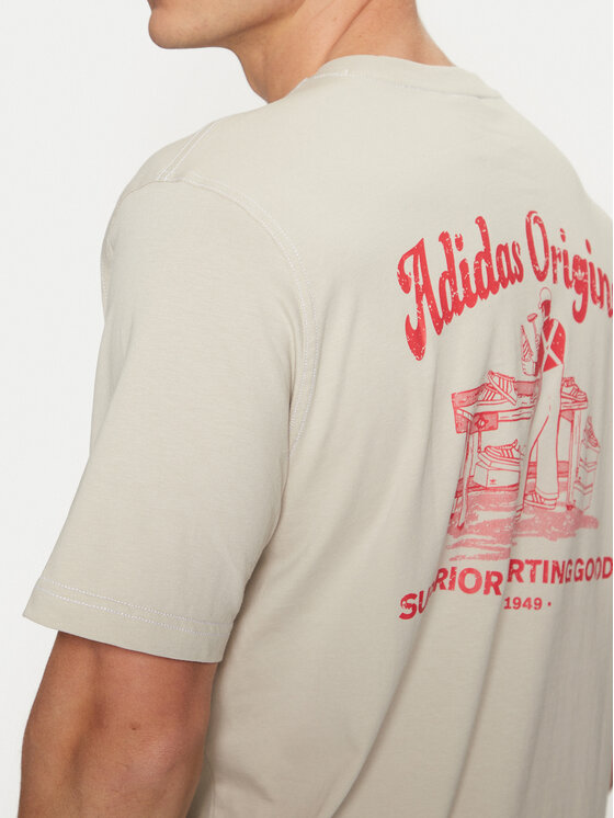 ★adidas★ Wobash Tee JD0667 Clothing - Wabash Tee - Beige | adidas Oman