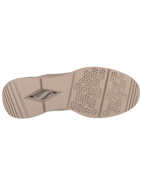 Skechers Skechers Buty do biegania Skechers Arch Fit S-Miles - Sock Walk Beżowy
