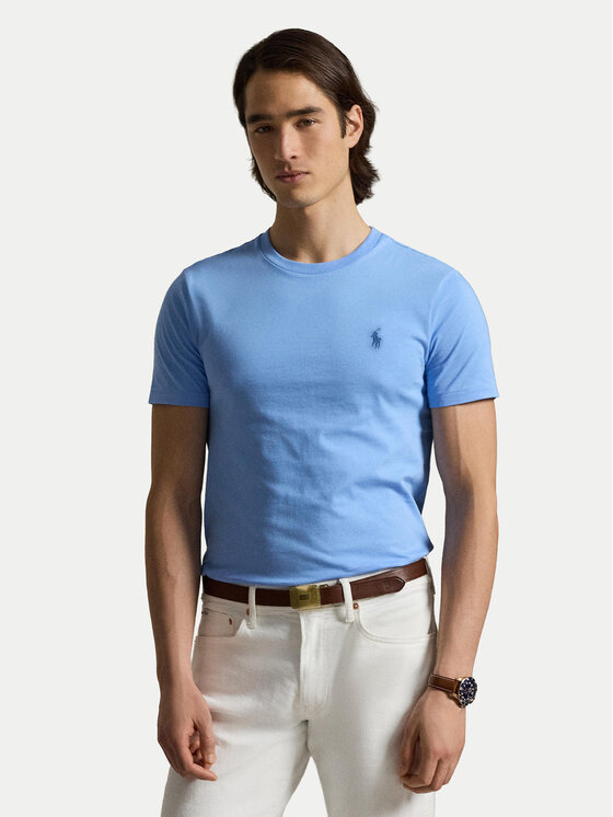 Polo Ralph Lauren Tricou 710671438526 Albastru Custom Slim Fit