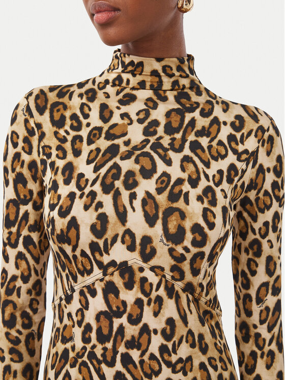 Marella Marella Trikotažinė suknelė Girino 2623626014 Ruda Regular Fit