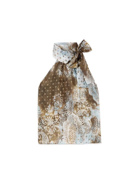 Oltre Oltre Blusa 2073J000849N0S5 Marrone Regular Fit