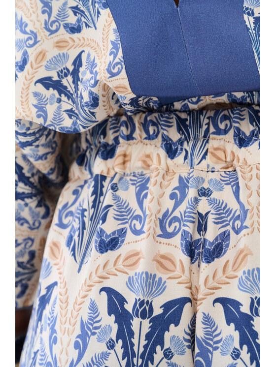 blue shadow blue shadow Spodnie materiałowe Ikari Niebieski Regular Fit