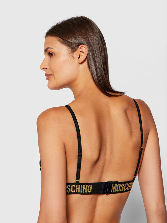 Moschino Underwear Bralette Bra 'Reggiseno' in Black