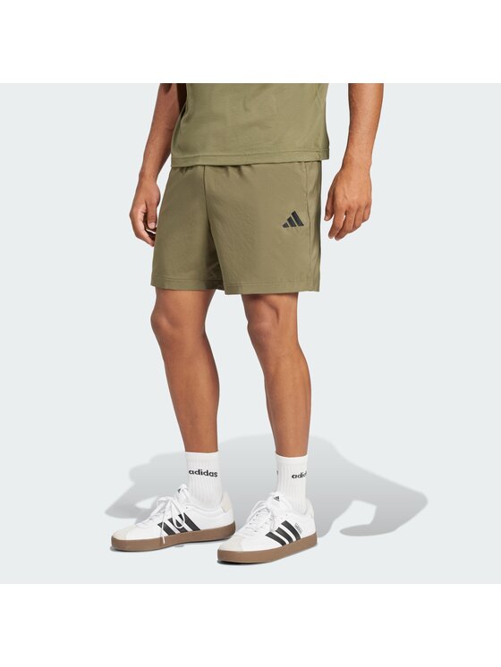 adidas adidas Športne kratke hlače Essentials Small Logo Chelsea JF1113 Zelena Regular Fit