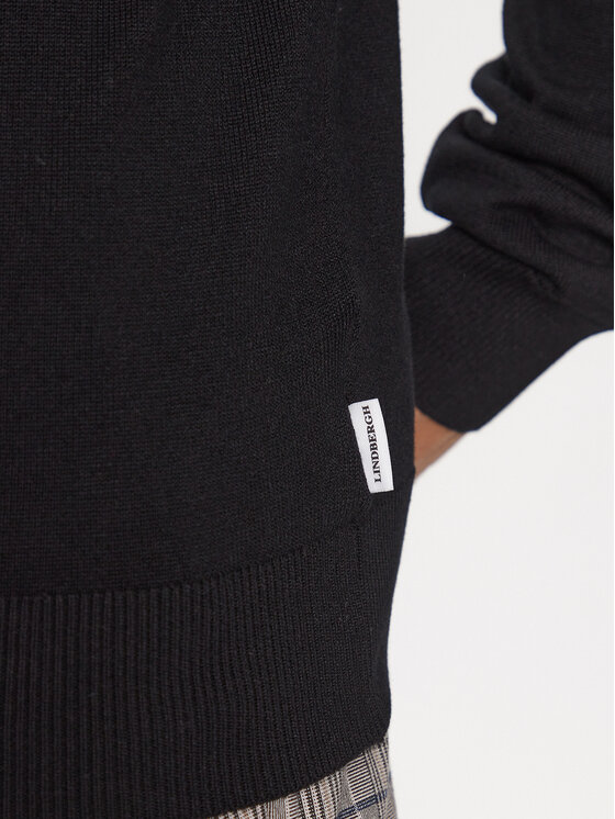 Lindbergh Lindbergh Πουλόβερ 30-80043 Μαύρο Slim Fit
