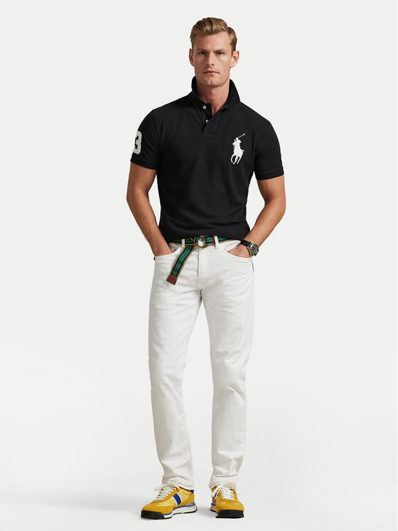 Polo Ralph Lauren Polo Ralph Lauren Polokošeľa 710688969001 Čierna Custom Slim Fit