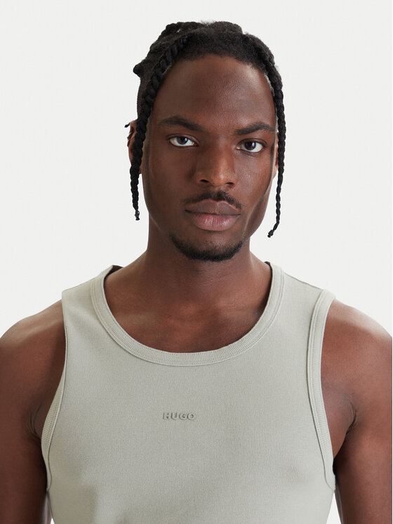 HUGO HUGO Tank top Dapota 50563744 Zelena Slim Fit
