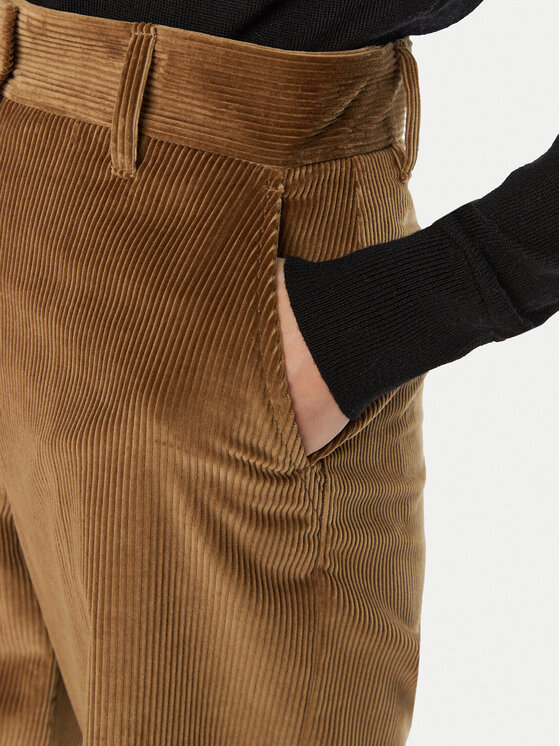 Weekend Max Mara Weekend Max Mara Auduma bikses Tania 2425136012 Brūns Regular Fit