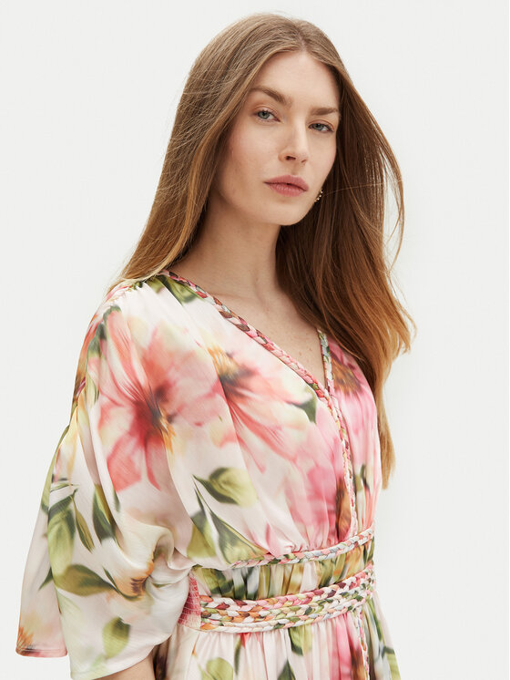 Guess Guess Každodenní šaty W5PK1Z WHHF0 Barevná Regular Fit