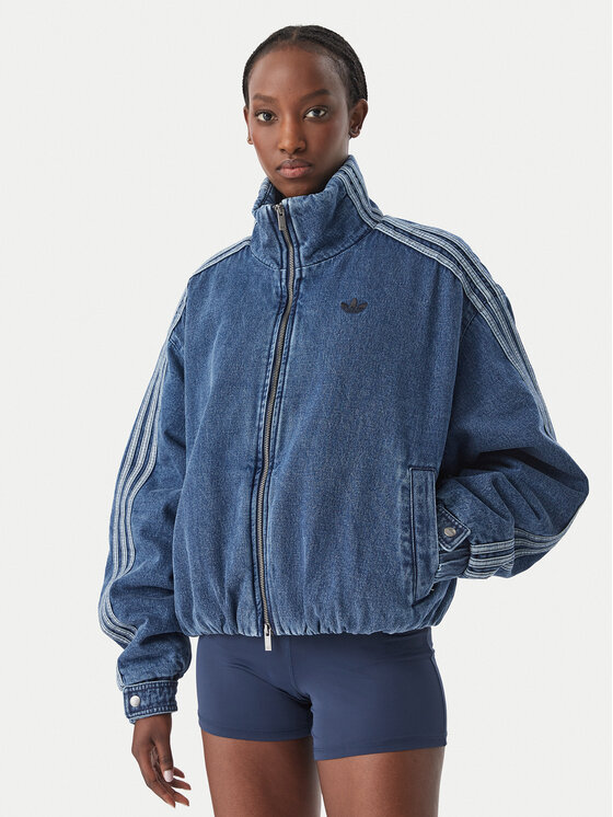 adidas adidas Jeansová bunda Firebird Jacket KT4232 Modrá Regular Fit