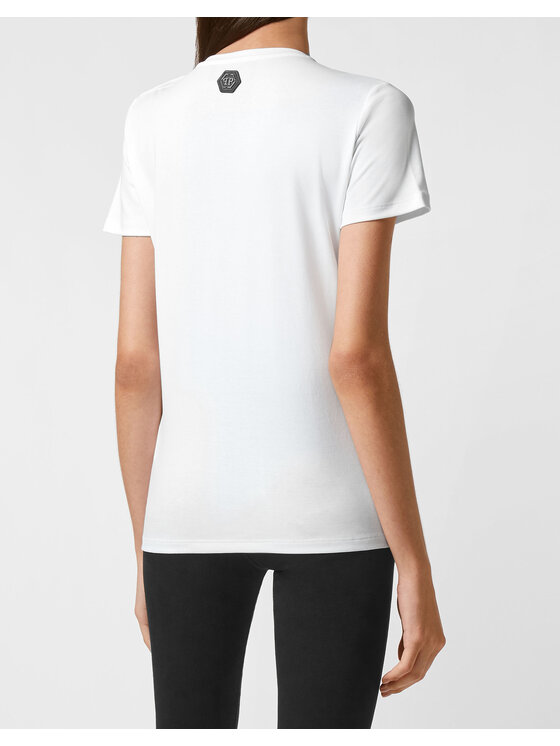 PHILIPP PLEIN PHILIPP PLEIN Tričko 5287 Biela Regular Fit