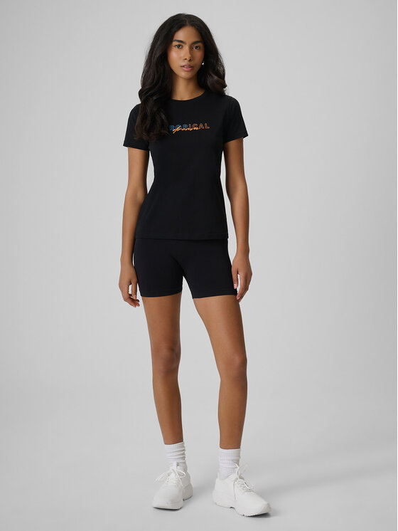 4F 4F T-Shirt BEACHWEAR Czarny Slim Fit