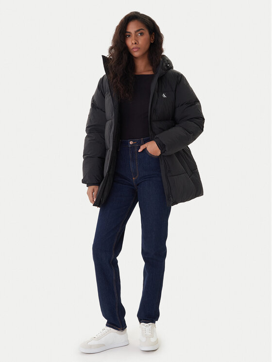 Calvin Klein Jeans Calvin Klein Jeans Télikabát LV047D507G Fekete Regular Fit