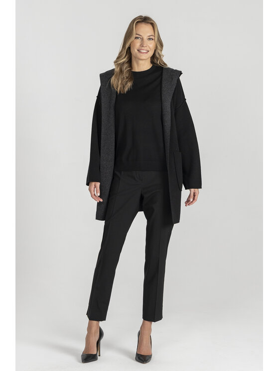 Deni Cler Milano Deni Cler Milano Kardigan T-DC-U452-E5-90-98-1 Czarny Loose Fit