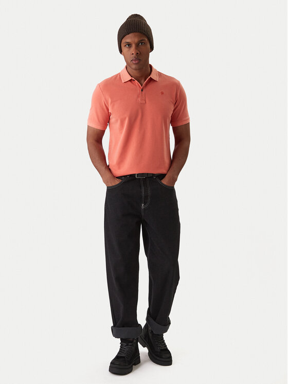G-Star Raw G-Star Raw Polo majica Dunda D11595-D756 Oranžna Slim Fit