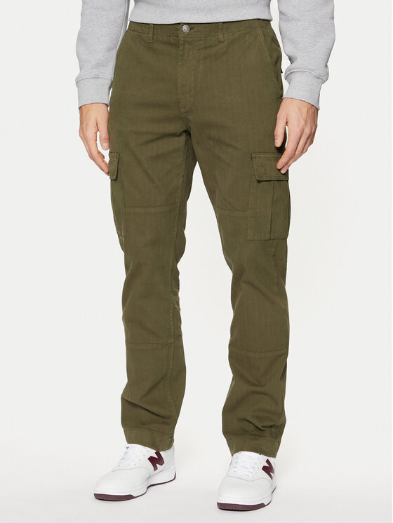 Guess Guess Pantaloni di tessuto M4BB39 WGC21 Verde Regular Fit