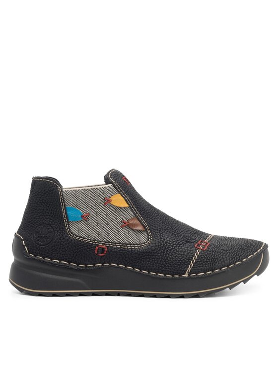Rieker Rieker Bokacsizma 51592-00 Fekete