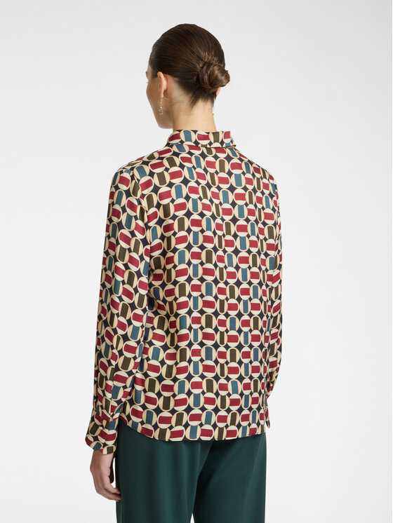 Elena Mirò Elena Mirò Camicia 5164P100229N001 Bordeaux Regular Fit