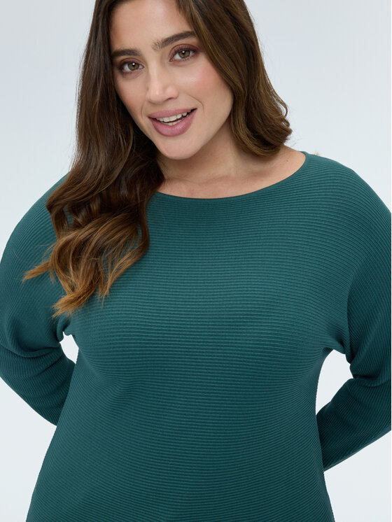 Fiorella Rubino Fiorella Rubino Sweter M073E002064N035 Zielony A-Line Fit