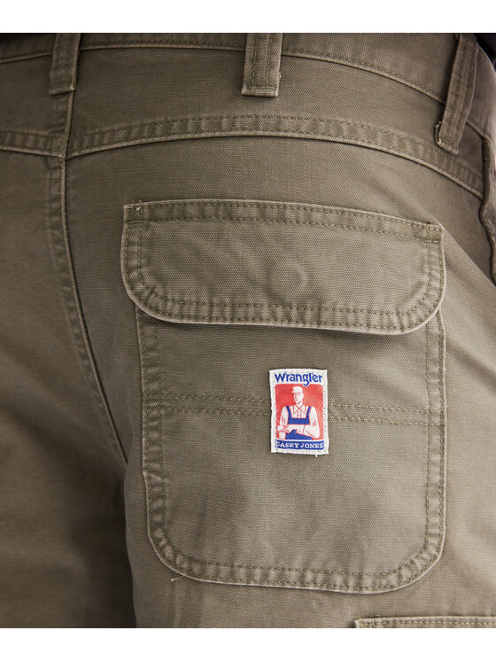 Wrangler Wrangler Szorty materiałowe 112377865 Zielony Regular Fit