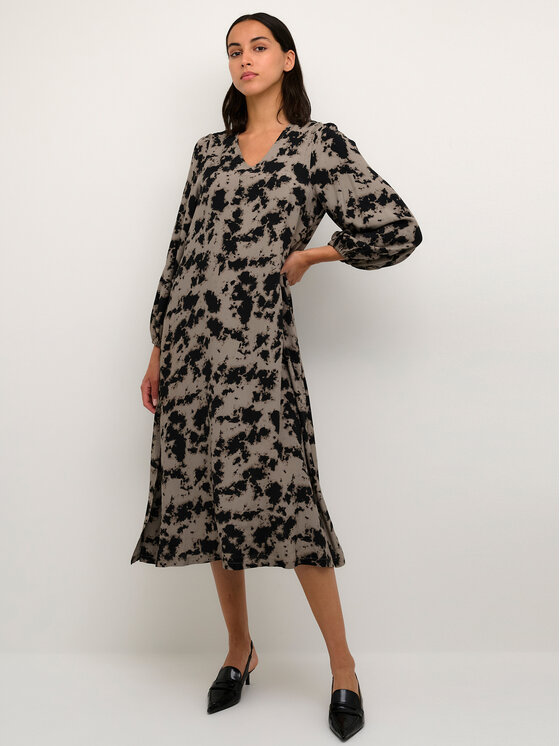 Karen by Simonsen Karen by Simonsen Sukienka codzienna Kalinkakb 10104572 Brązowy A-Line Fit