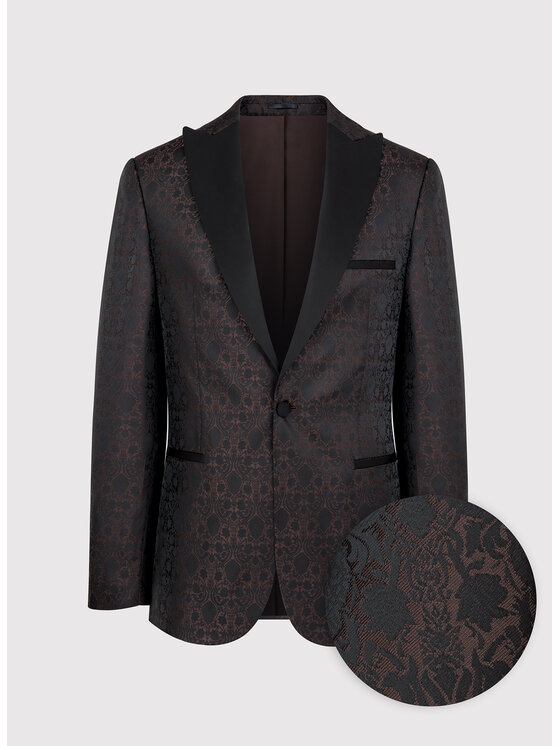 Pako Lorente Pako Lorente Marynarka P24WF-3S-007 Brązowy Slim Fit