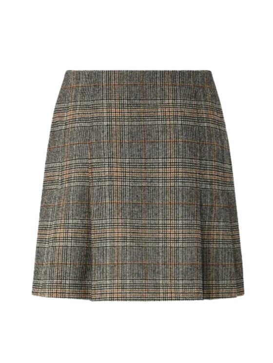 PINKO PINKO Φούστα Consolata gonna check Μπεζ Slim Fit