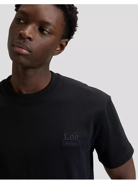 Lee Lee T-Shirt WW ESSENTIAL TEE Czarny Relaxed Fit