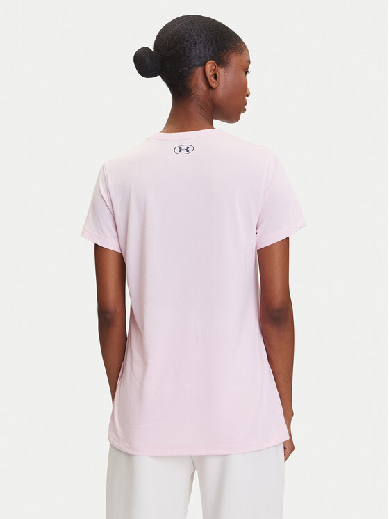 Under Armour Under Armour Φανελάκι τεχνικό Tech Pth Graphic SSC 1389726 Ροζ Regular Fit