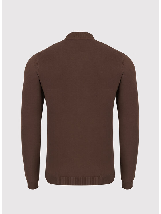 Pako Lorente Pako Lorente Sweter P26WN-2X-015 Brązowy Classic Fit