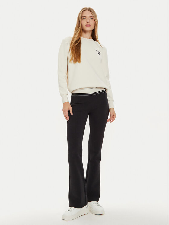 Guess Guess Palazzo hlače Ann V3BB09 KBCK2 Crna Regular Fit