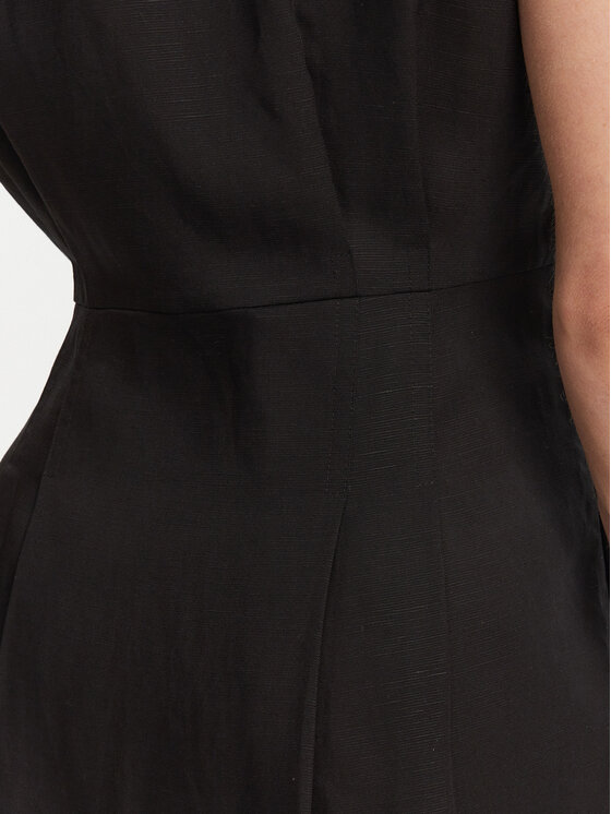 TWINSET TWINSET Rochie de vară 251TT2072 Negru Loose Fit