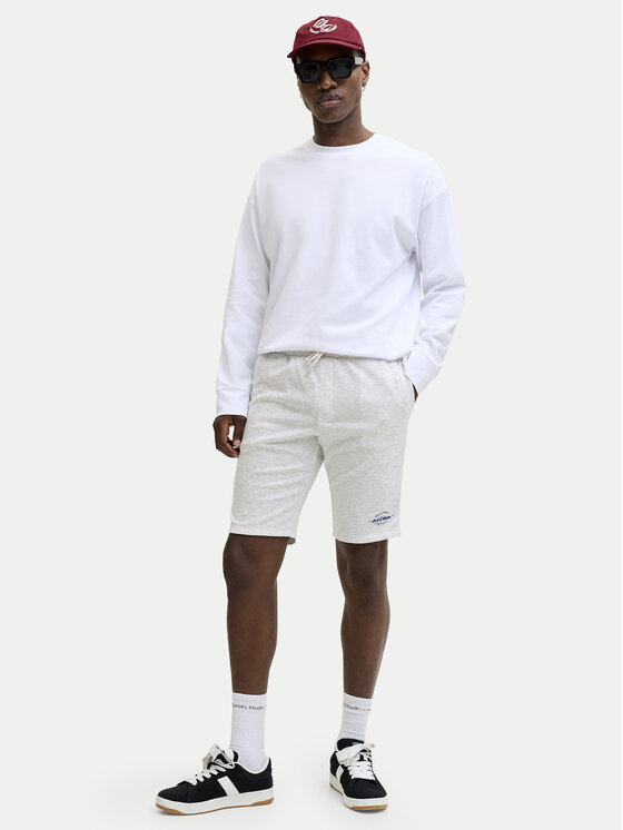 Jack & Jones Jack & Jones Sportshorts Gordon Brandon 12297289 Grau Regular Fit