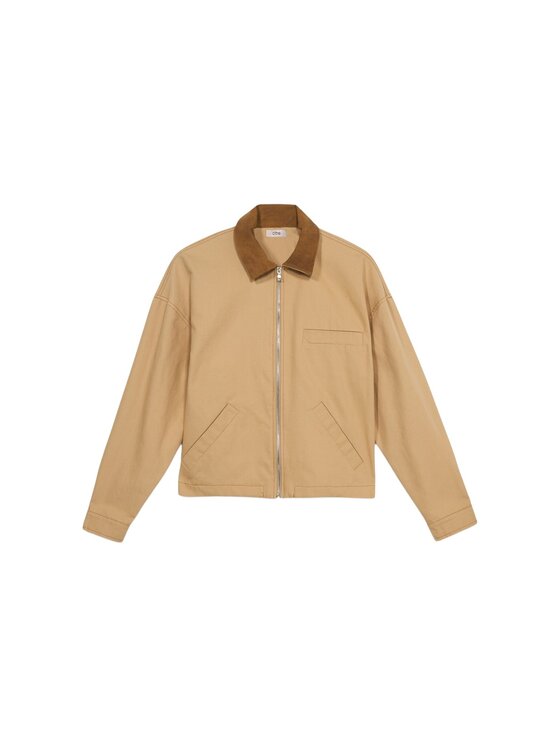 Oltre Oltre Giacca outdoor R206J000295N012 Écru Boxy Fit