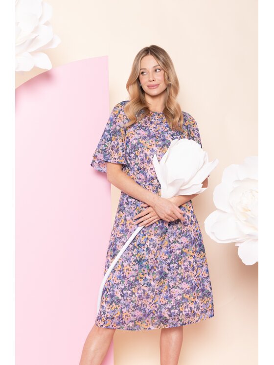 Stylove Stylove Abito da cocktail S435 Viola A-Line Fit