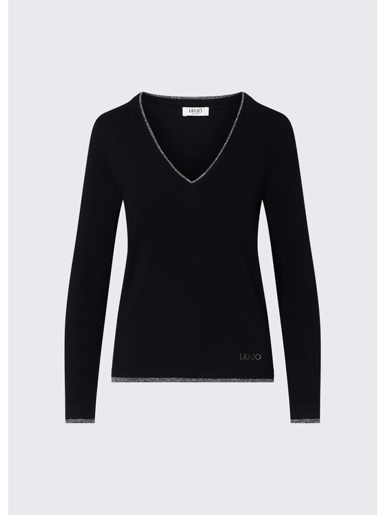 Liu Jo Liu Jo Sweter WF6012MS49I22222 Czarny Regular Fit