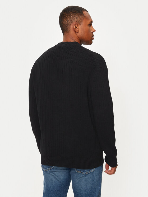Calvin Klein Jeans Calvin Klein Jeans Sweter J30J326193 Czarny Regular Fit
