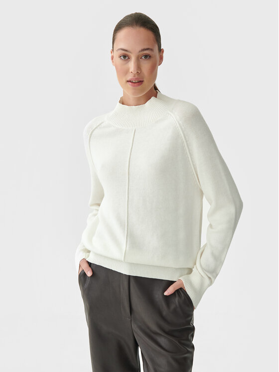TATUUM Tatuum Sweter Armea T2217.091 Biały Relaxed Fit