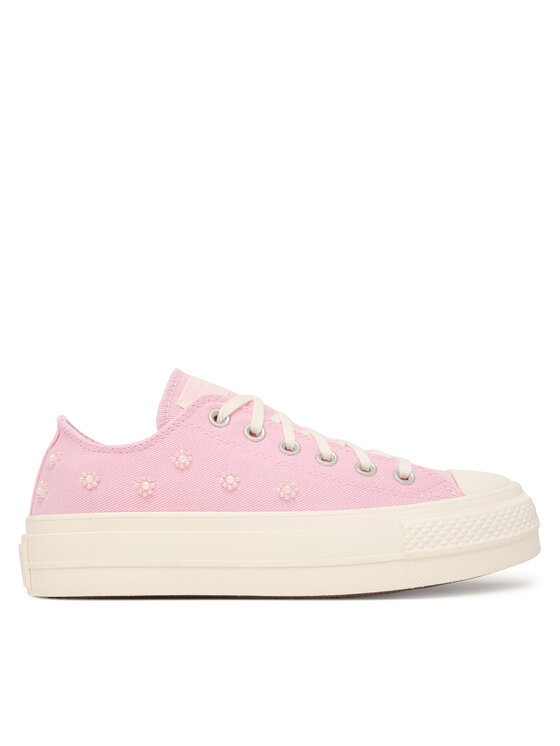 Converse Converse Trampki Chuck Taylor All Star Lift Platform Beads A16108C Różowy