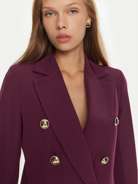 Maryley Maryley Suknjič 24IB139/43GI Bordo rdeča Regular Fit