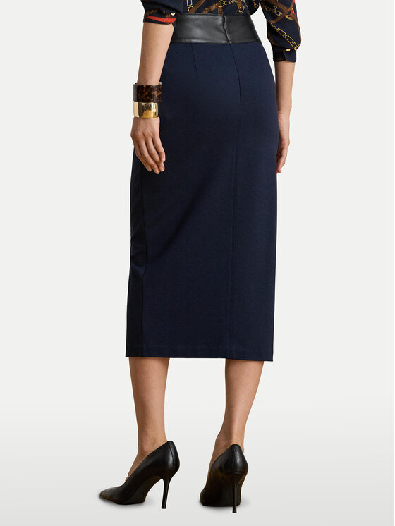 LAUREN RALPH LAUREN LAUREN RALPH LAUREN Puzdrová sukňa 200P03729001 Tmavomodrá Regular Fit