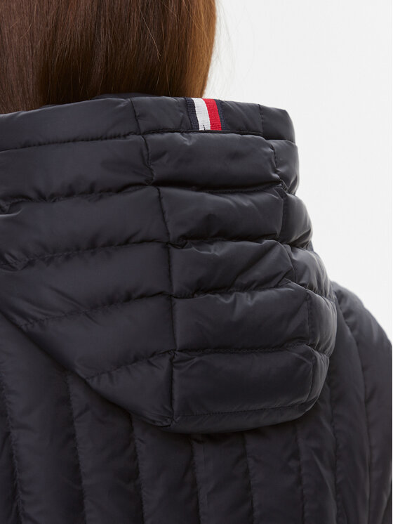 Tommy Hilfiger Tommy Hilfiger Kurtka puchowa WW0WW40484 Granatowy Regular Fit