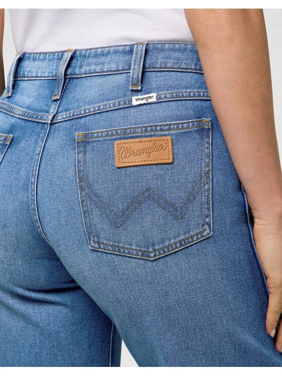 Wrangler Wrangler Jeansy World Wide 661 Niebieski Basic Fit