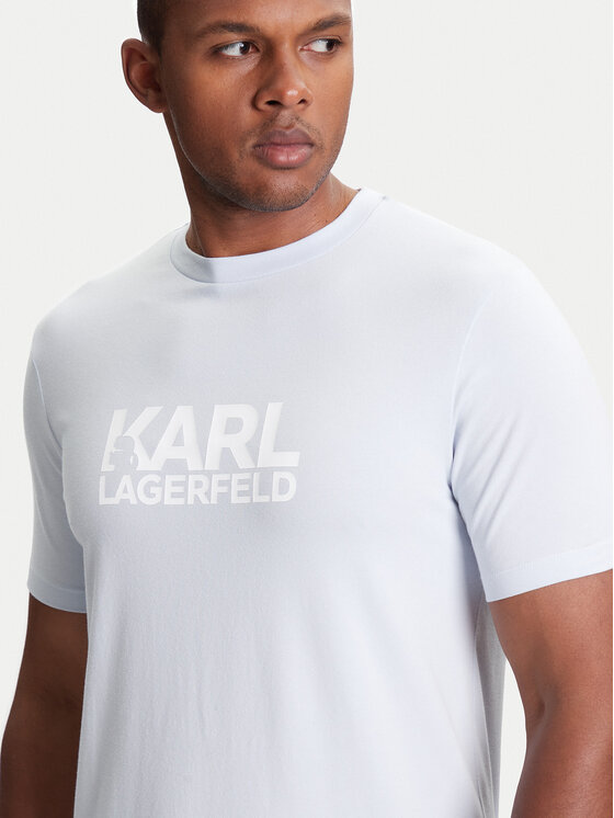 KARL LAGERFELD KARL LAGERFELD T-shirt 755087 553235 Svijetloplava Regular Fit